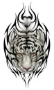 white tiger tattoo