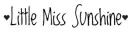 Little Miss Sunshine
