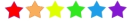 rainbow stars