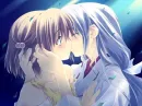 Girls kiss