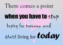 comes a time