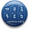 comma sutra button