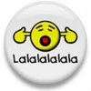 lalalala button