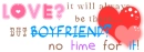 no time for BOYFRIEND