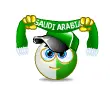 smiley with saudi arabia flag