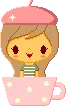LIL TEA CUP GIRL IN PINK