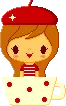 LIL TEA CUP GIRL IN RED