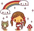 KAWAII WITH A RAINBOW