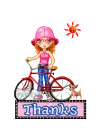 thanks_a girl with a dog