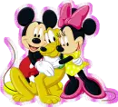 minnie mickey and pluto