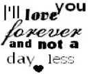 I'll love you forever