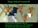 Ninja school lesson 9