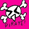 pink pirate skull