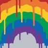 melting rainbow :(