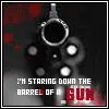 barrel of a gun
