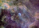 a tri-color starfield