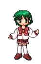 a girl is dancing