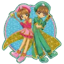 Sakura and Syaoran