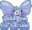 thank you for the add