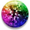 Disco ball button