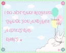 I DO NOT TAKE REQUEST