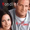Chandler and Monica from FRIENDS