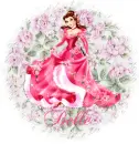 Belle with roses
