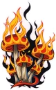 Mushroom Flames