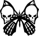 Skull Butterfly