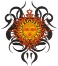 Tribal sun