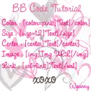 BB Code Tutorial