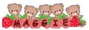Strawberry Bears- Maggie