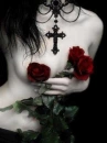 body with roses