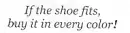 if the shoe fits...