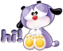 Hi purple puppy