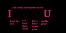 I and U