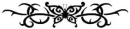 Blk Butterfly Tat Design