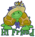 hi friend turtle