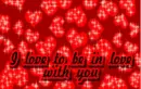 i love to be in love