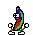 Dancing Rainbow Banana