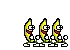 Bananas Doing the Train