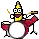 Banana Playing the Drums