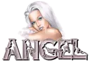 Angel with hot woman
