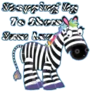 showing Luv Zebra