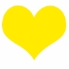 yellow heart