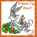 bugs bunny eating a carrot