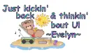 Kickin Back- Evelyn