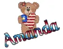 Bear with heart- Amanda