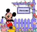 Mickey Mouse Floral Garden - Awesome