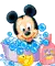 Mickey in the bath